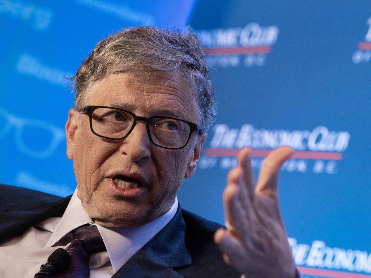 Bill Gates tại Câu lạc bộ Kinh tế